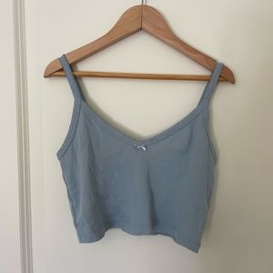 Light blue tank top